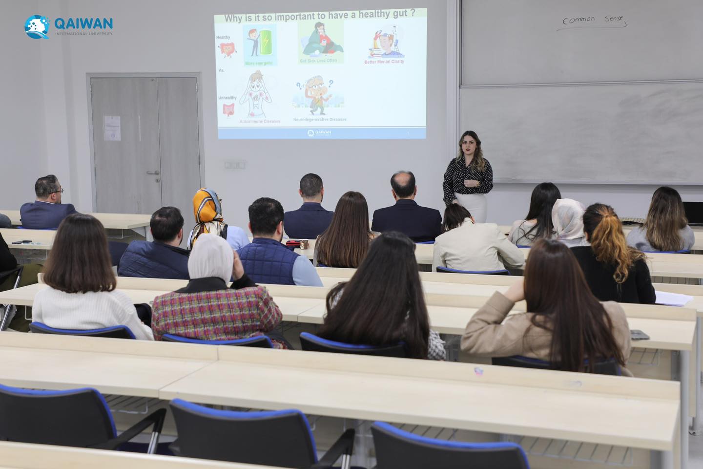 A Lecturer in the Faculty of Pharmacy delivered a seminar focusing on the beneficial microorganisms within the human body
